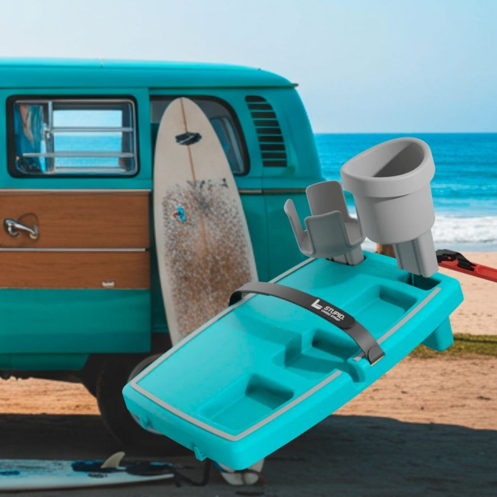 Stupid Car Tray® + Cup Holders